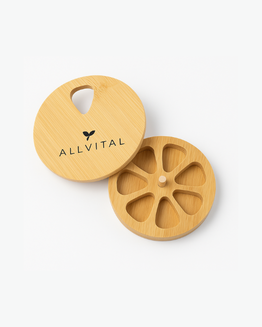 Pillendose aus Bambus Pillendose aus Bambus