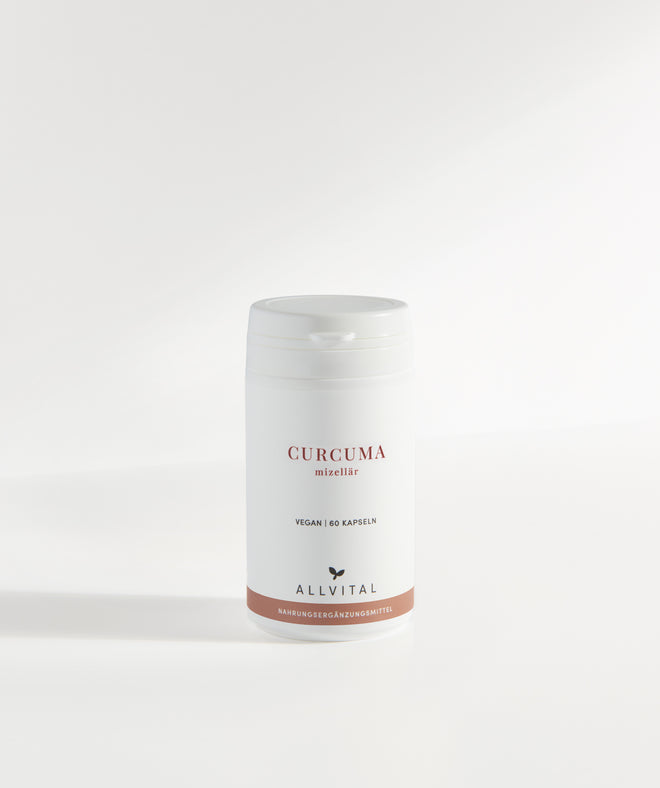 Allvital Curcuma mizellär. Curcuma-Flüssigextrakt mit hoher Bioverfügbarkeit. Curcumin hat antioxidative und immunstärkende Eigenschaften. Allvital Curcuma mizellär. Curcuma-Flüssigextrakt mit hoher Bioverfügbarkeit. Curcumin hat antioxidative und immunstärkende Eigenschaften.