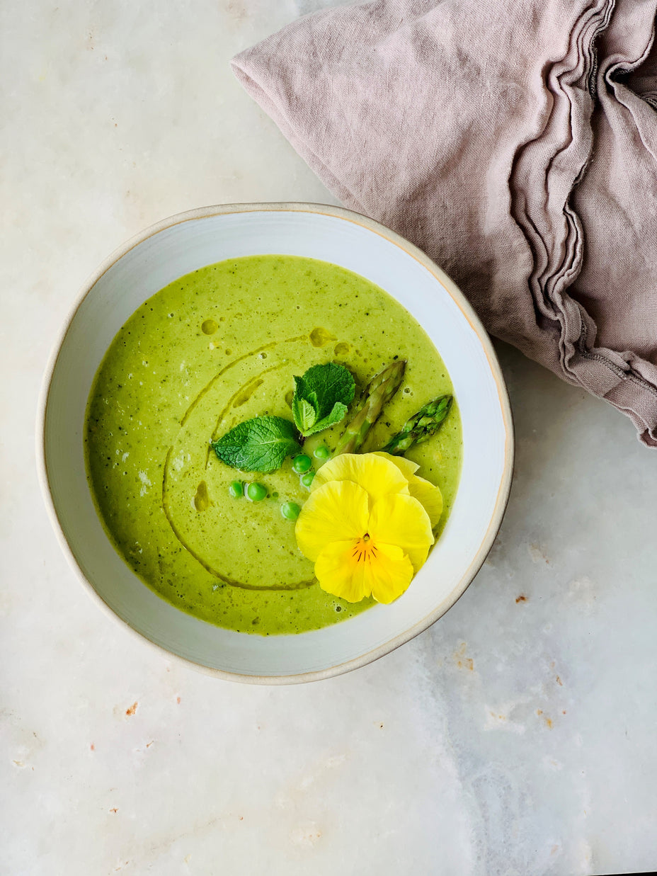 Grüne Frühlingssuppe