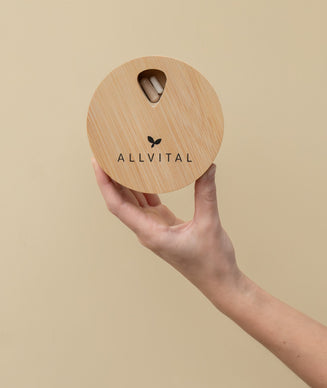 Pillendose aus Bambus