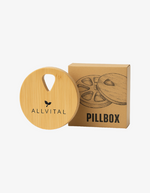Pillendose aus Bambus