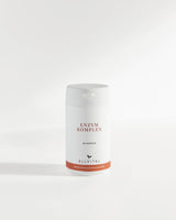 Allvital Enzym Komplex enthält die Verdauungsenzyme Amylase, Protease, Lactase, Lipase und Cellulase sowie sekundäre Pflanzenstoffe und Bitterstoffe.
